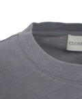 Maglietta a maniche lunghe con ricamo logo #grigio