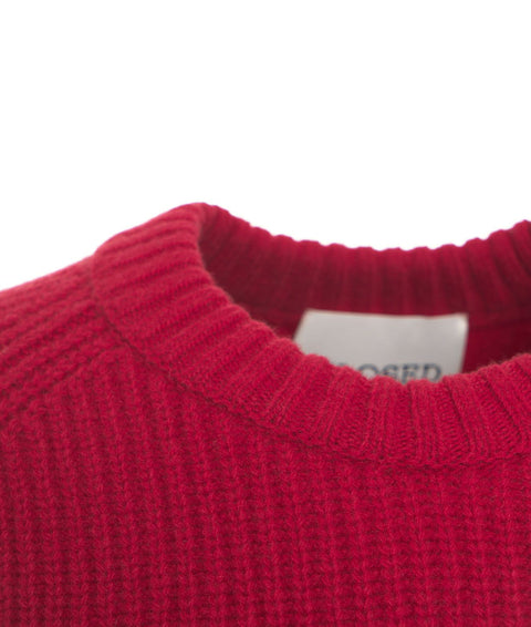 Maglione in lana #rosso