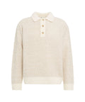 Maglione a polo in lana #beige