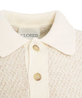 Maglione a polo in lana #beige