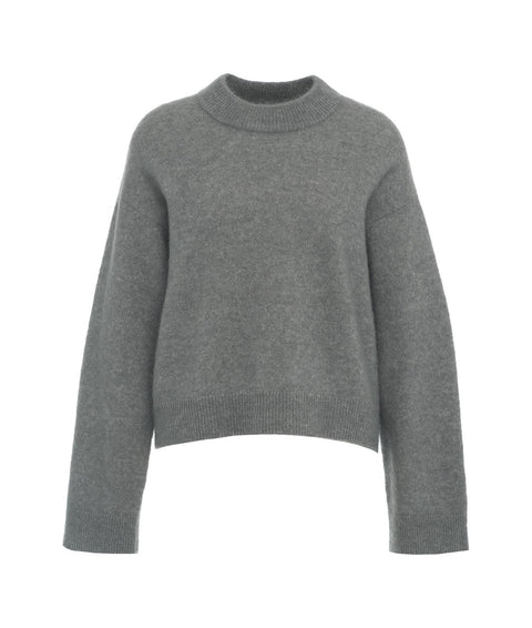 Maglione in misto mohair 'Brook' #grigio