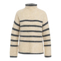 Maglione a righe 'Ovalis' #beige