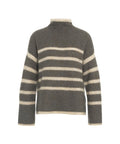 Maglione a righe 'Ovalis' #marrone