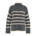 Maglione a righe 'Ovalis' #grigio