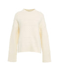 Maglione in maglia intrecciata 'Glavia' #bianco