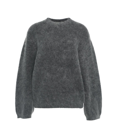 Maglione in misto mohair 'Anneleen' #grigio