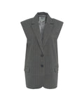 Gilet oversize 'Hollanda' #grigio