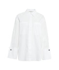 Camicia oversize 'Calico' #bianco