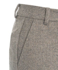 Pantaloni con motivo a spina di pesce 'Levi' #grigio