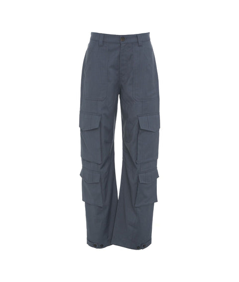 Pantaloni cargo #blu