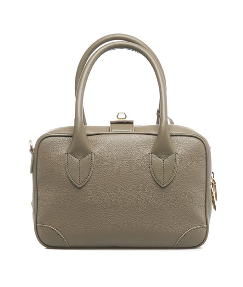 Borsa a mano 'Vita' in pelle #grigio