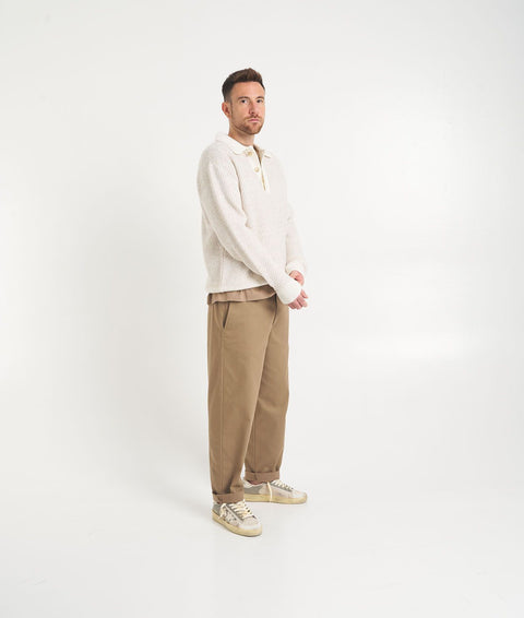 Pantaloni chino skate 'Efrem' #beige