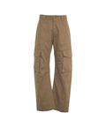 Pantaloni cargo gamba ampia #beige