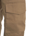 Pantaloni cargo gamba ampia #beige