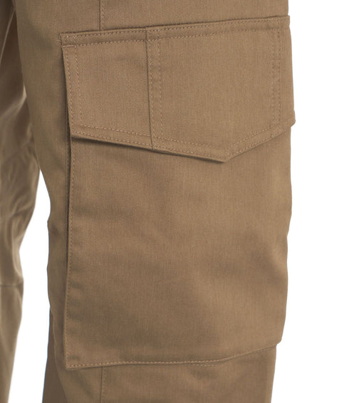 Pantaloni cargo gamba ampia #beige