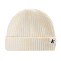 Beanie in maglia 'Damian' #bianco