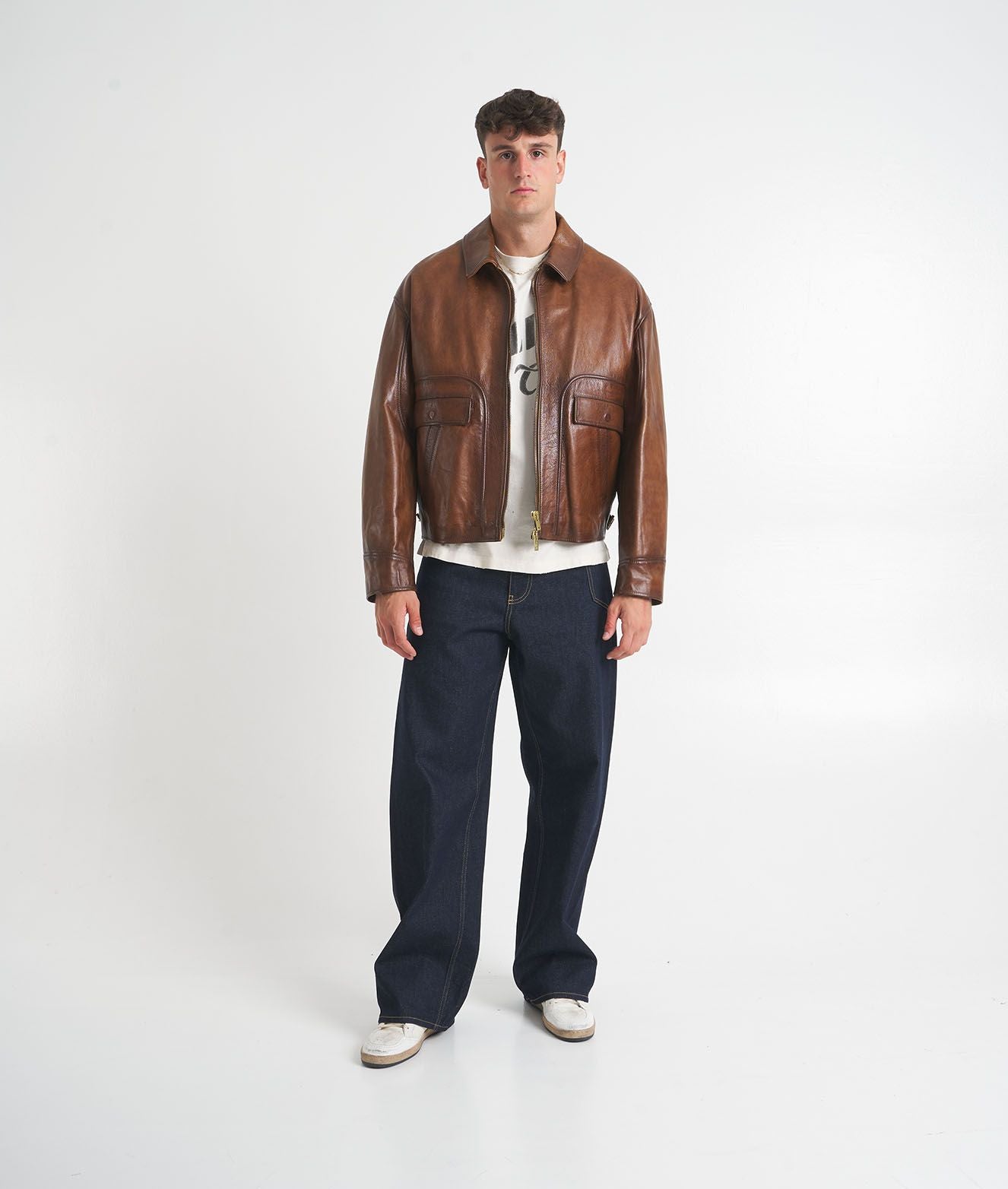 Golden goose giacca pelle online