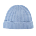 Cappello in maglia di cachemire #blu