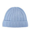 Cappello in maglia di cachemire #blu