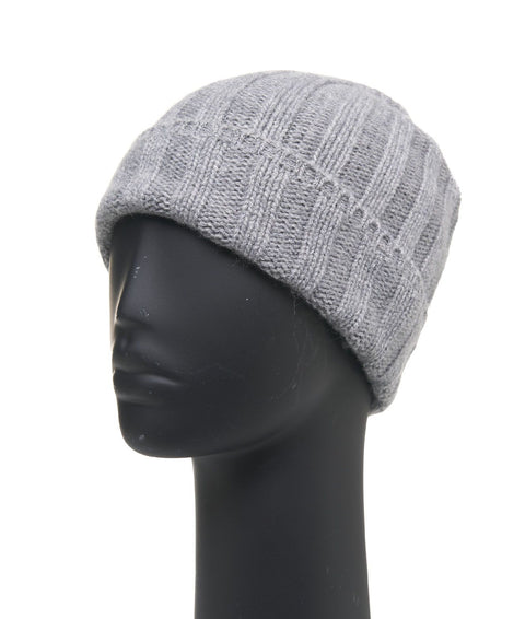 Cappello in maglia di cachemire #grigio