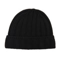 Cappello in maglia di cachemire #nero