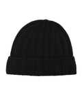 Cappello in maglia di cachemire #nero