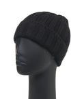 Cappello in maglia di cachemire #nero