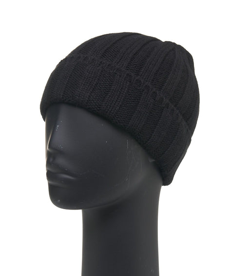 Cappello in maglia di cachemire #nero