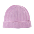 Cappello in maglia di cachemire #rosa