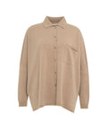 Camicia in cachemire #beige