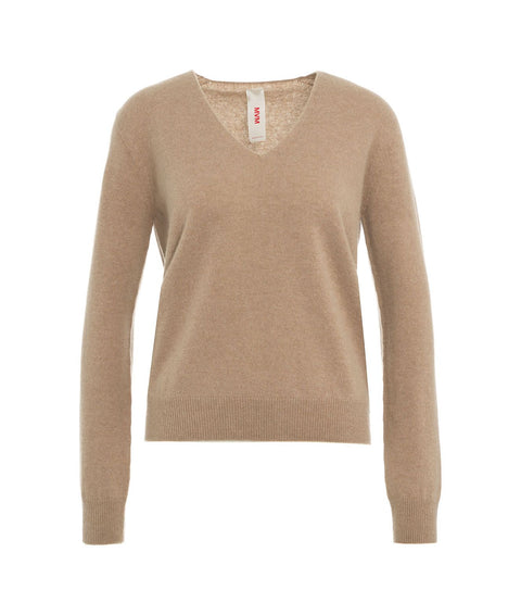 Maglione in cashmere #beige