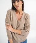 Maglione in cashmere #beige