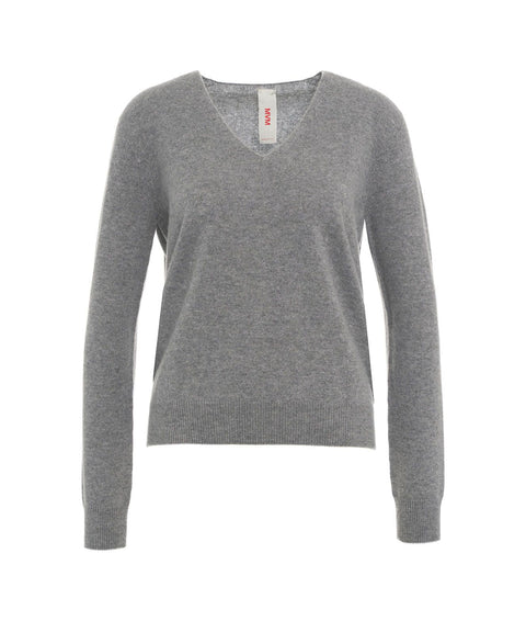 Maglione in cashmere #grigio