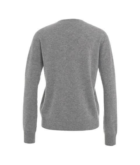 Maglione in cashmere #grigio