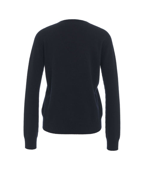 Maglione in cashmere #blu