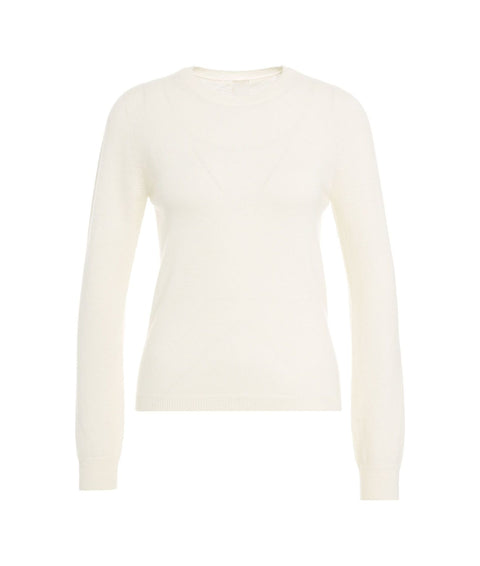 Maglione in cachemire #bianco