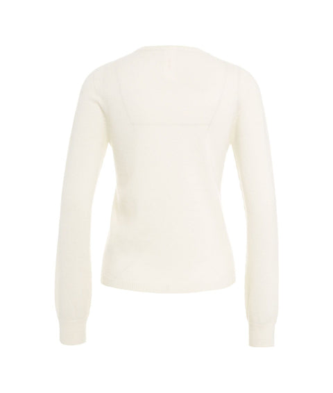 Maglione in cachemire #bianco