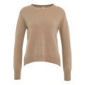 Pullover in maglia #marrone