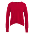 Pullover in maglia #rosso