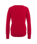 Pullover in maglia #rosso