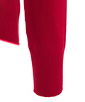 Pullover in maglia #rosso