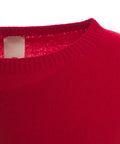 Pullover in maglia #rosso