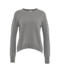 Pullover in maglia #grigio