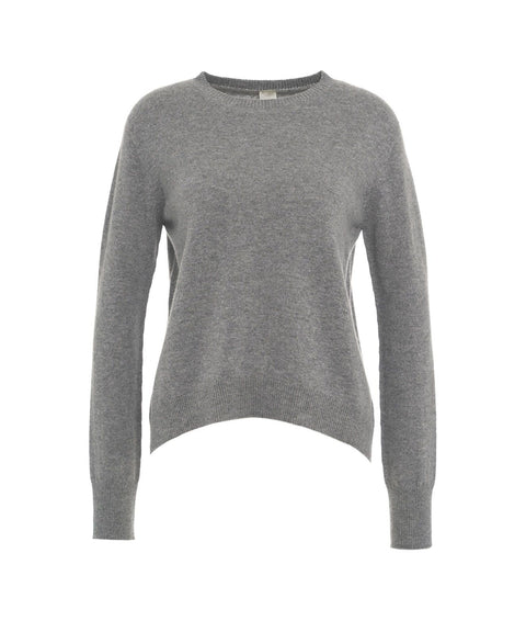 Pullover in maglia #grigio