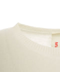 Pullover in maglia #bianco