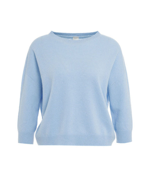 Maglione in cachemire #blu