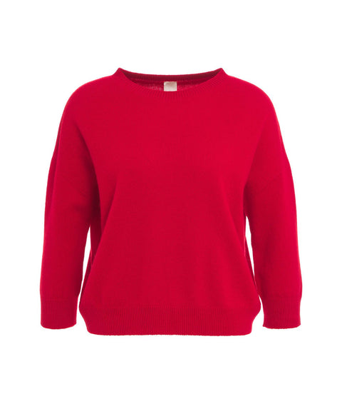 Maglione in cachemire #rosso