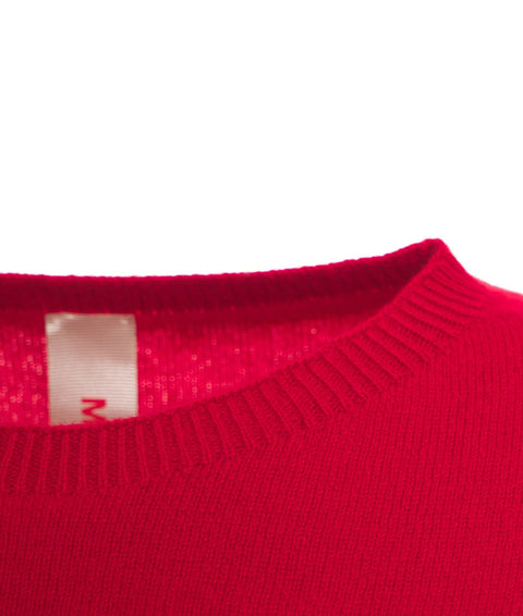 Maglione in cachemire #rosso