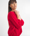 Maglione in cachemire #rosso