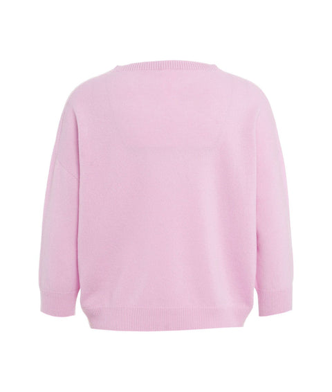 Maglione in cachemire #rosa